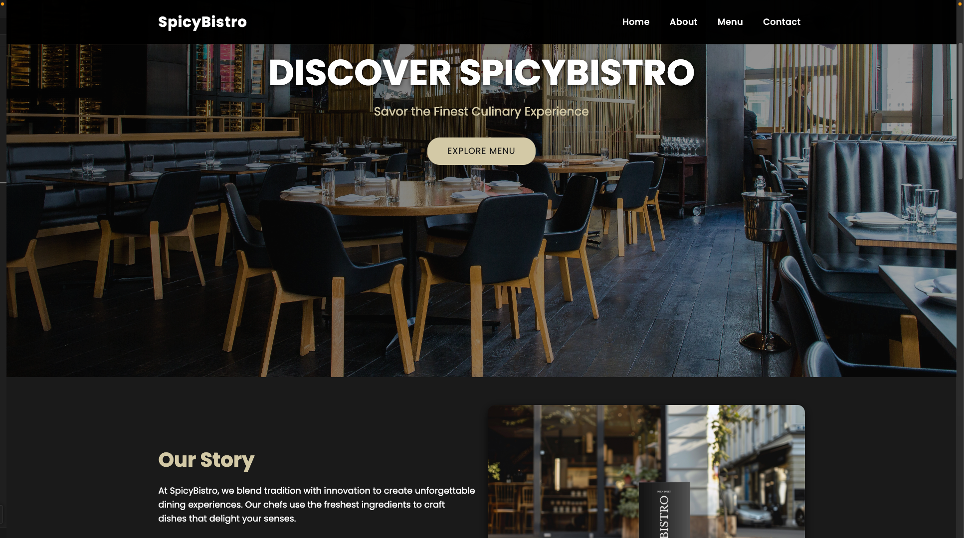 Site Web de Startup